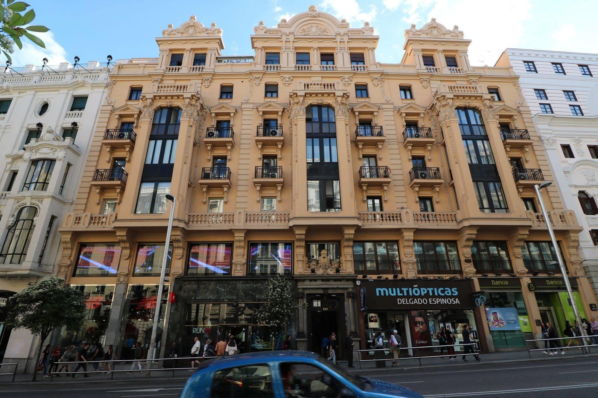 Hostal Hispano - Argentino Gran Via Madrid Eksteriør billede